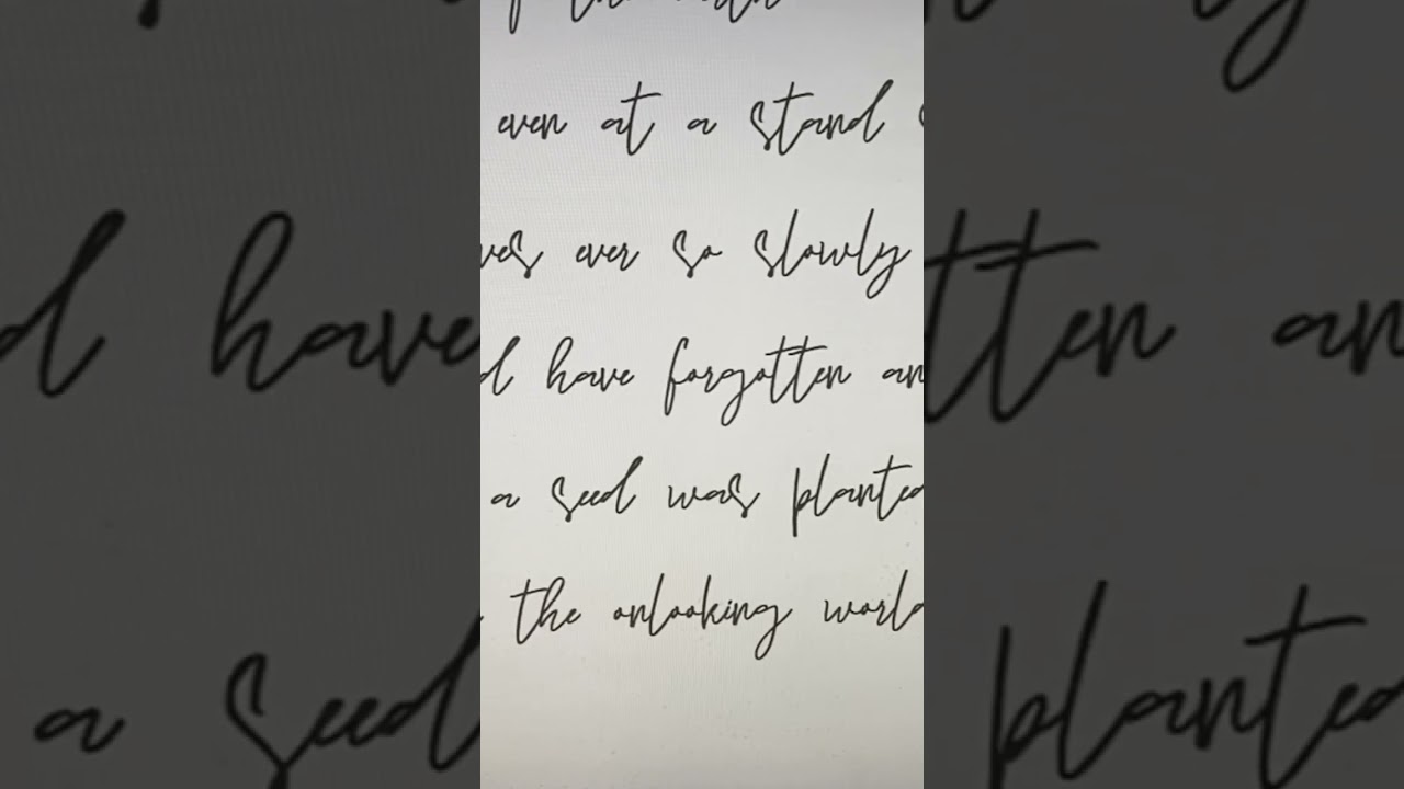 Sun inspired script 