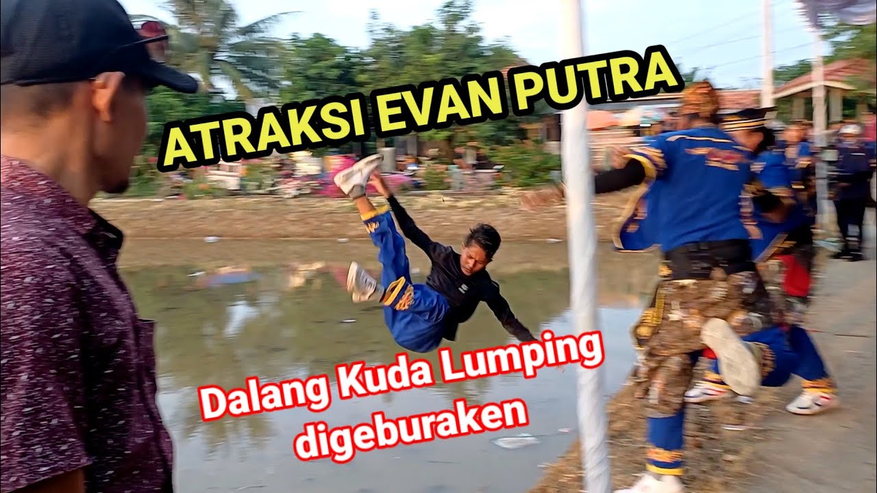 SERU ‼️ ATRAKSI KUDA LUMPING DIGEBURAKEN || SINGA DANGDUT EVAN PUTRA || SHOW CILOGOG RAJAIYANG