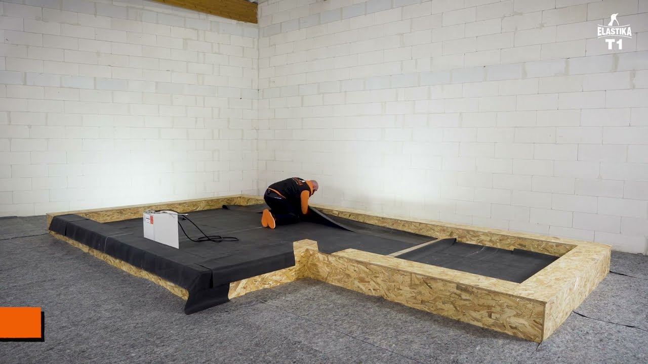 Elastika EPDM T1 - Relevé application de la membrane au pistolet - 03