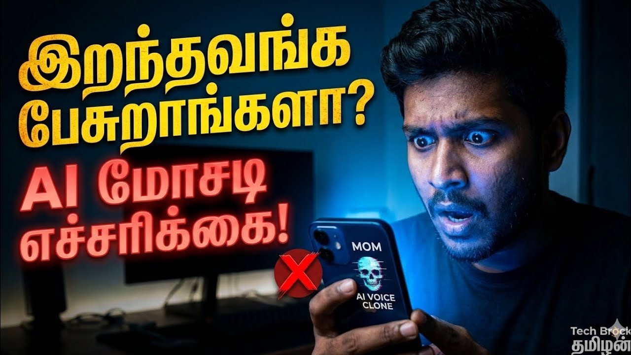இறந்து போனவங்க பேசுறாங்களா? 😱 AI Deadbot Scam 2026 எச்சரிக்கை! #techbrock #aiawareness
