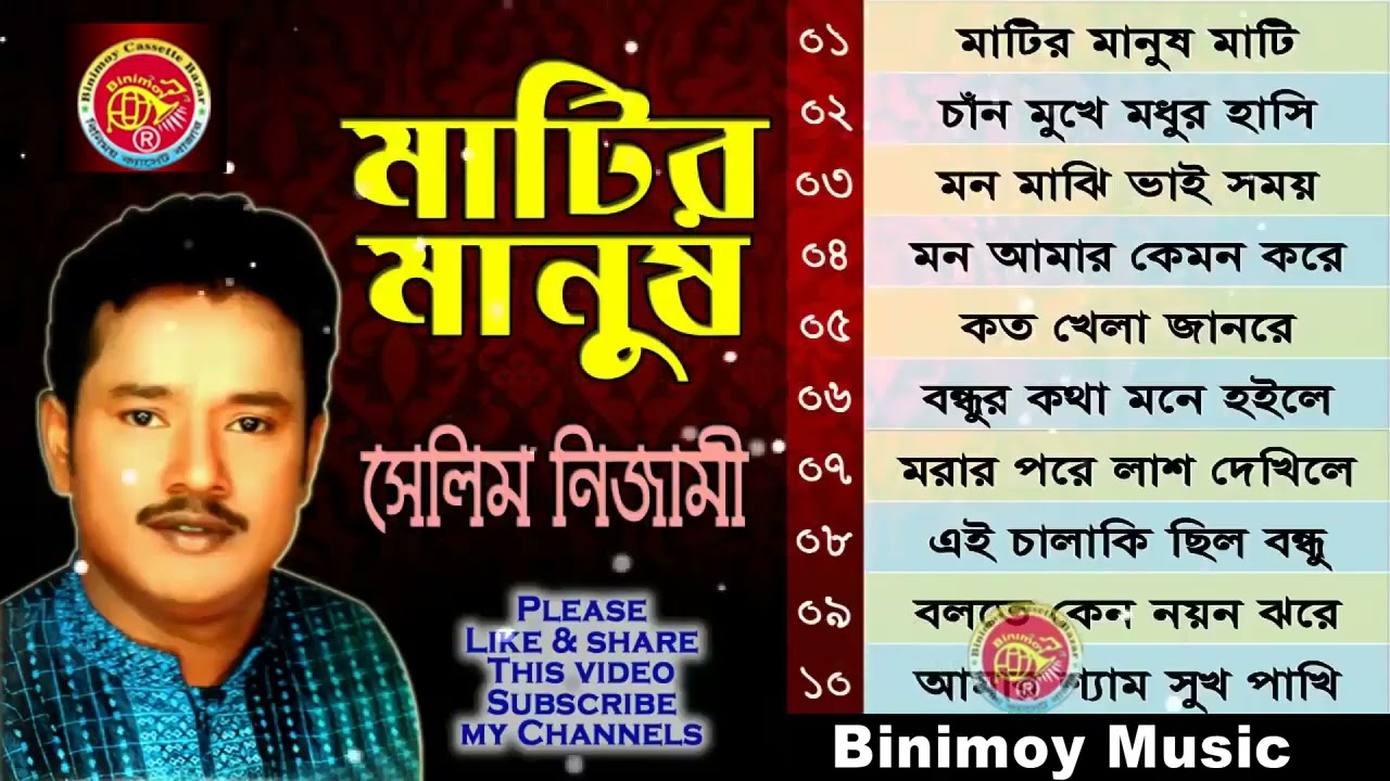 মাটির মানুষ | Matir Manush | সেলিম নিজামী | Selim Nizami | Bangla New Murshidi Song | CTG Song