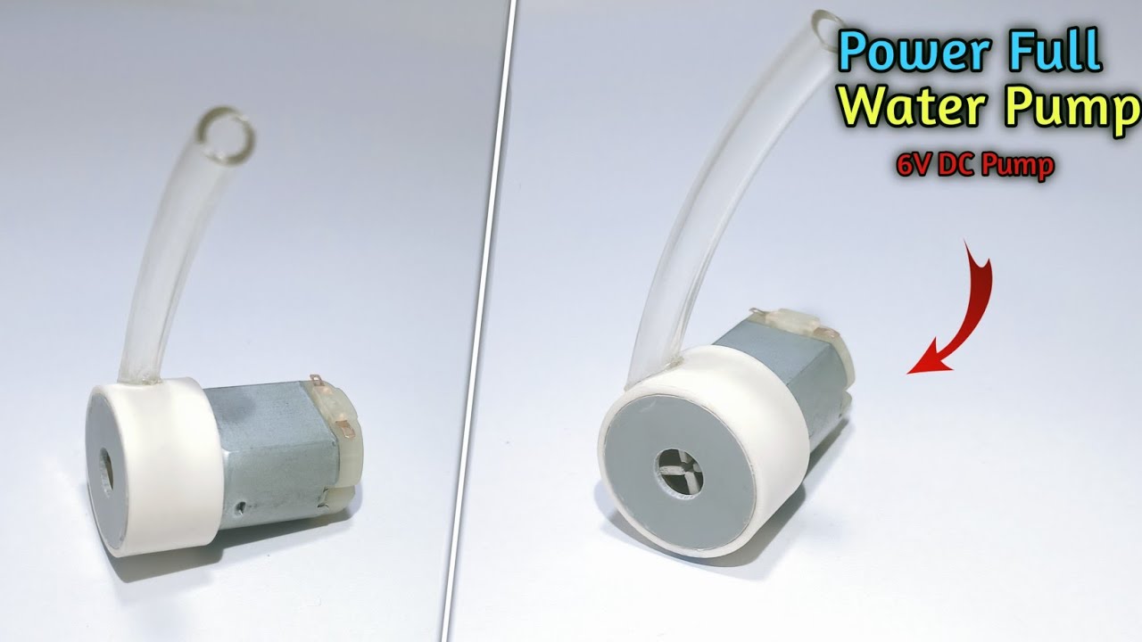 How To Make Water Pump From DC Motor At Home || MR. SHINE