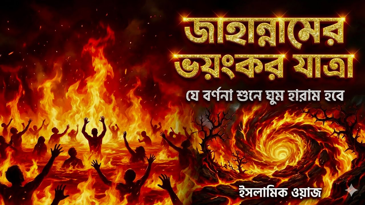 জাহান্নামের আগুন ও ভয়ংকর শাস্তি | যে বর্ণনা শুনে ঘুম আসবে না | Islamic Emotional story 