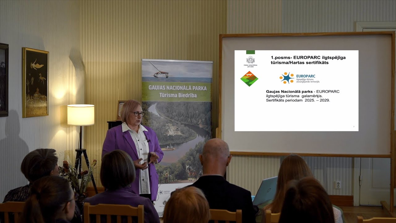 EUROPARC HARTA ilgtspējīga tūrisma iniciatīva: progress un nākamie soļi Gaujas Nacionālajā parkā