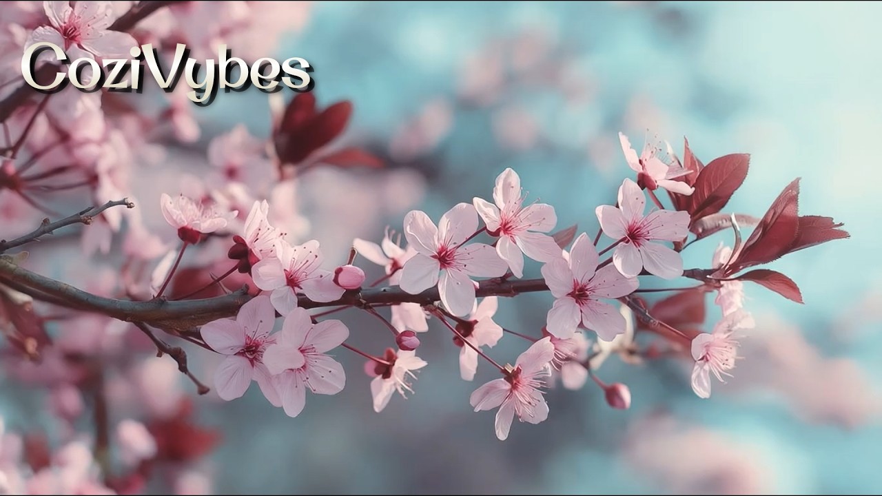 🌸 Spring Blossom Lofi Beats — Chill, Relaxing Study & Sleep Music (2.5 Hours, No Ads)