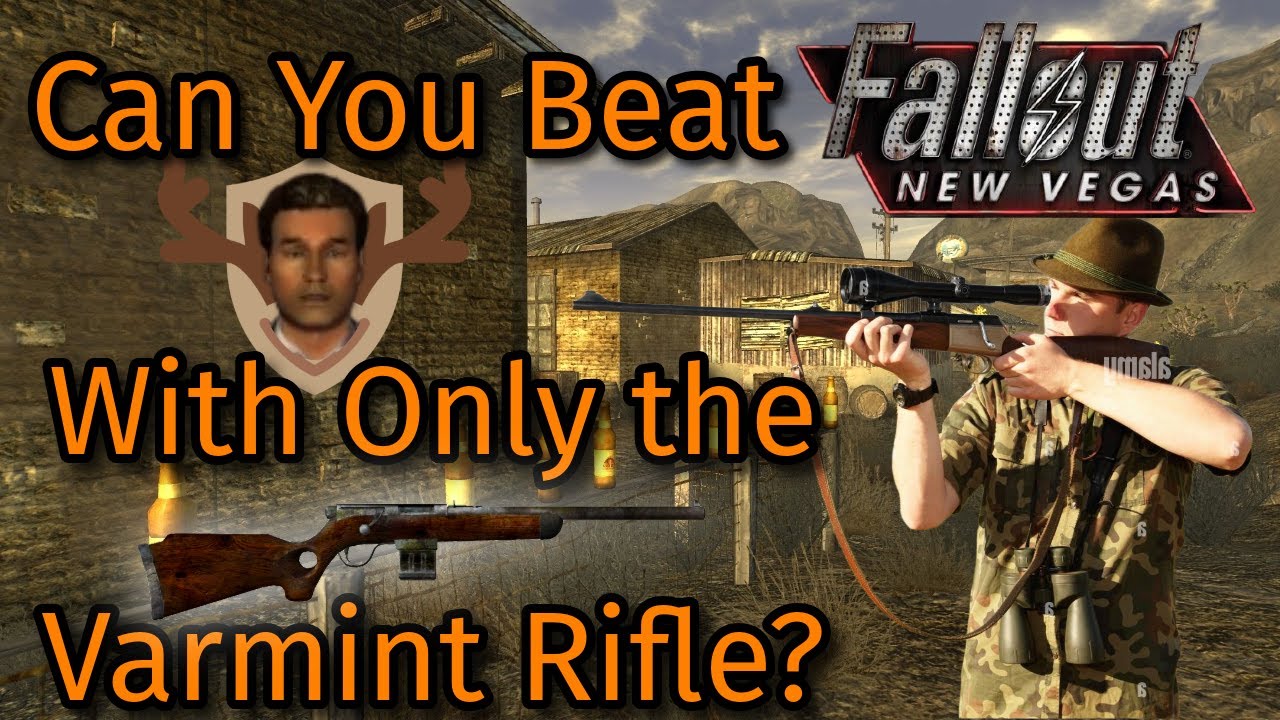 Можно ли пройти Fallout New Vegas, используя только винтовку Varmint Rifle?
