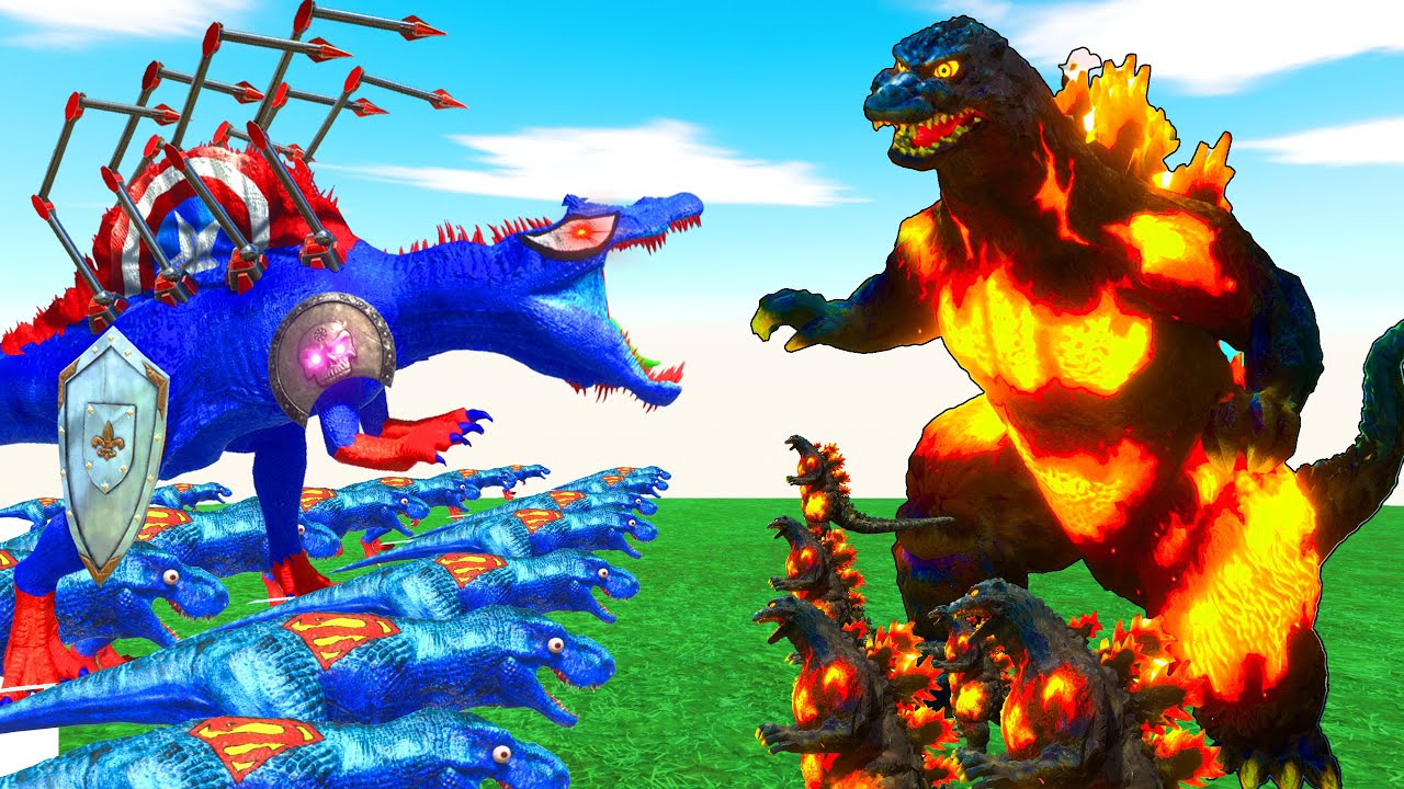 Long Slide Game With Cow Elephant Gorilla Hippopotamus Tiger - 3d Animal Game - Funny 3d Animals