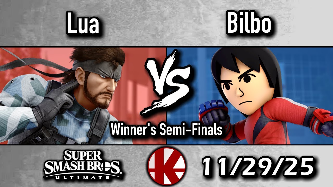 Ult - Lua (Snake) vs. Bilbo (Mii Brawler) - Winner's Semi-Finals