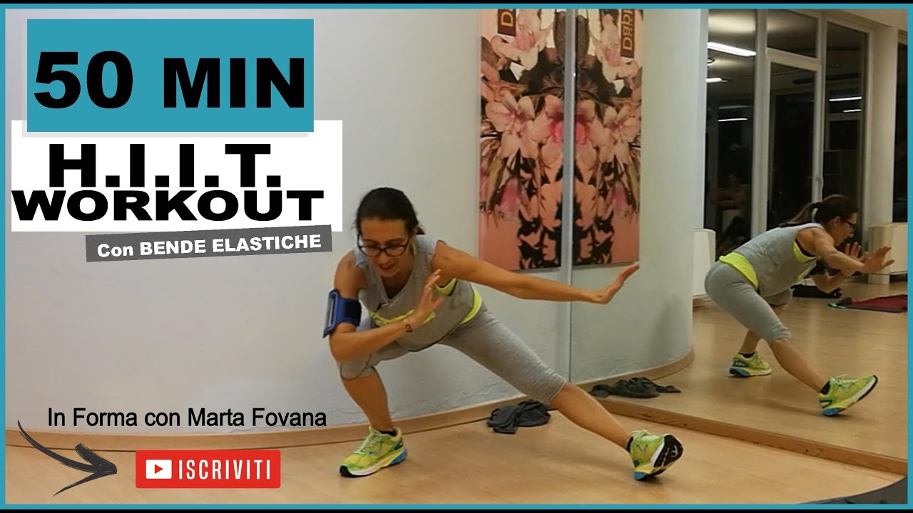 HIIT - Allenamento Total Body ad Alta Intensità con Esercizi con le Bende Elastiche -  Lezione 18