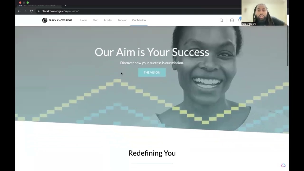 The Black Knowledge website