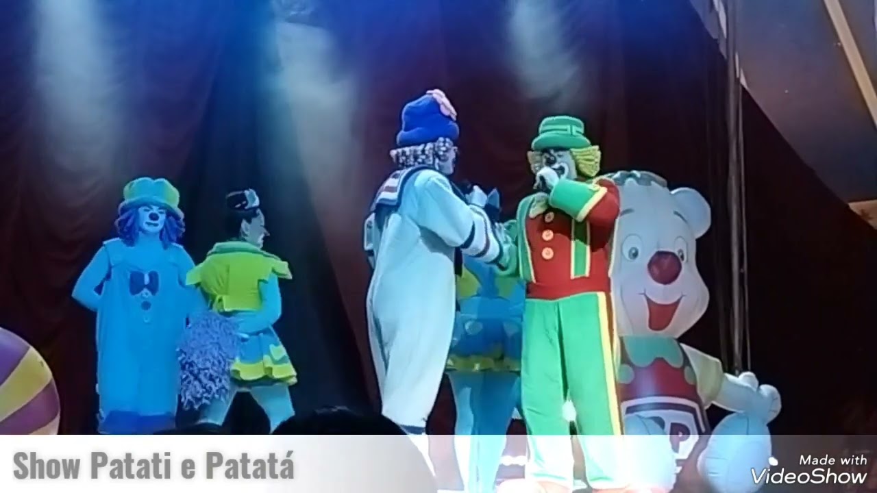 Bastidores Arena Circus e Show Patati e Patatá em Barra do Garças MT
