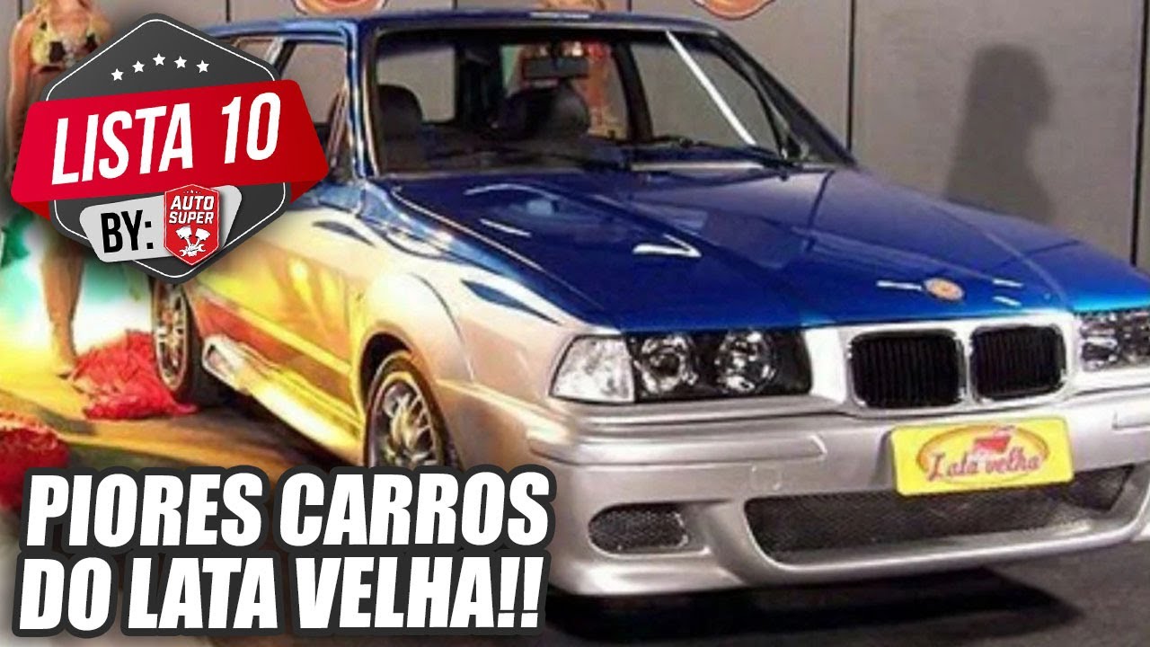 10 PIORES CARROS FEITOS PELO PROGRAMA DO LUCIANO HUCK - Lata Velha