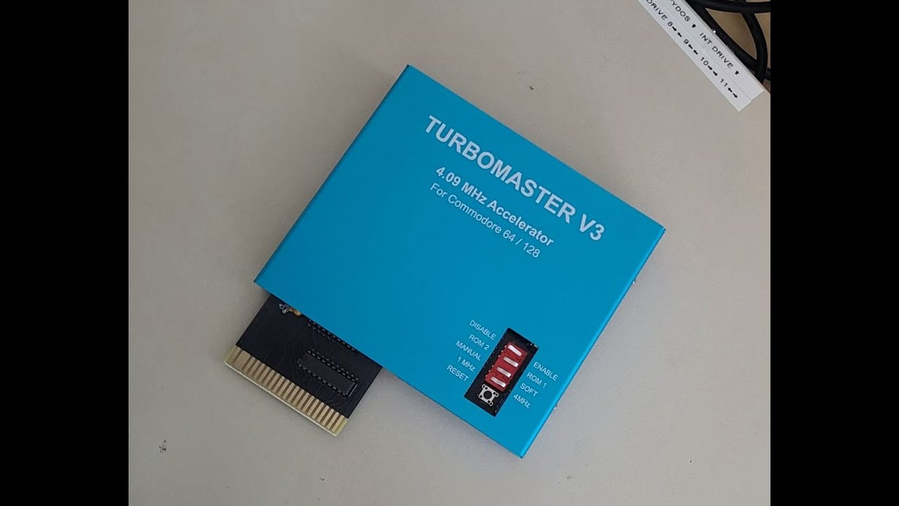 Introducing The TurboMaster V3 Commodore 64 128 Accelerator