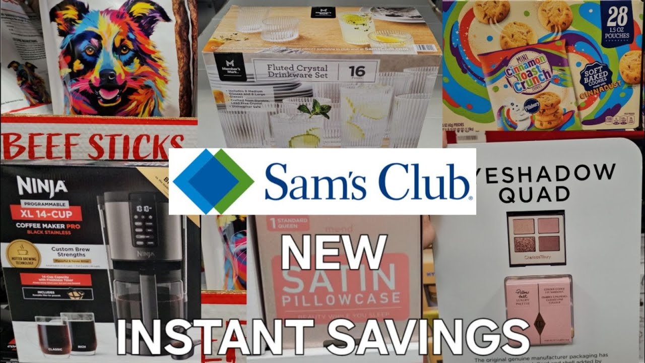 SAM'S CLUB INSTANT SAVINGS FOR DECEMBER SHOP WITH ME 2023