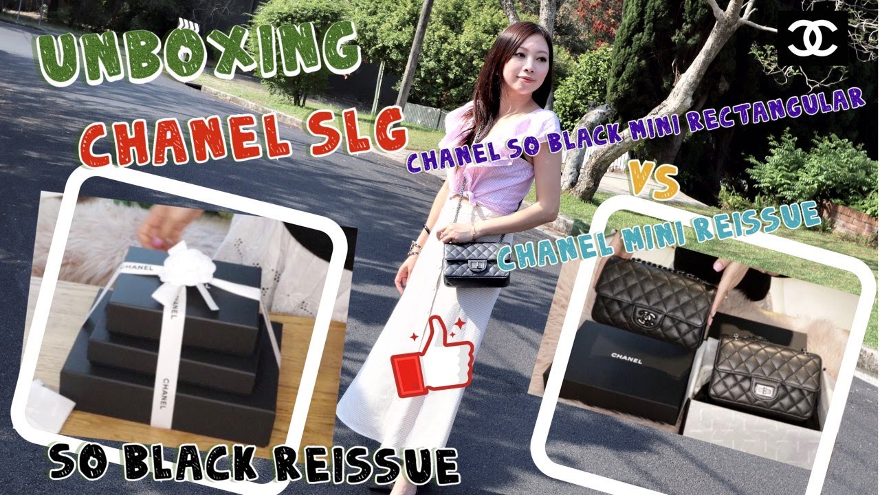 🤩 UNBOXING CHANEL MINI REISSUE & SLG O CASE ➕ COMPARISON SO BACK MINI RECTANGULAR, MINI REISSUE