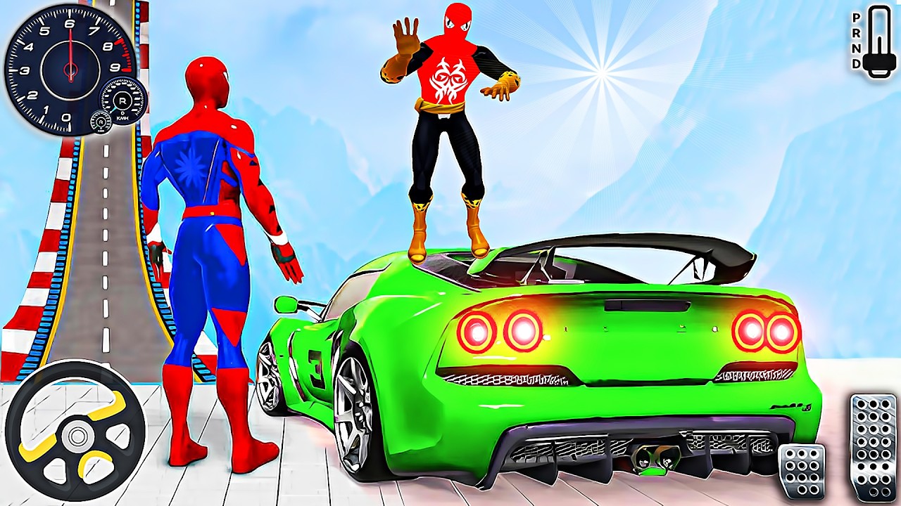 Superhero Police Car Stunt Mega Ramps 2026 - Crazy Cars and Trucks Driving 3D | Android Gameplay