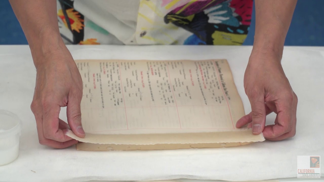 CA State Archives Virtual Tour &ndash; Book Repair in Preservation