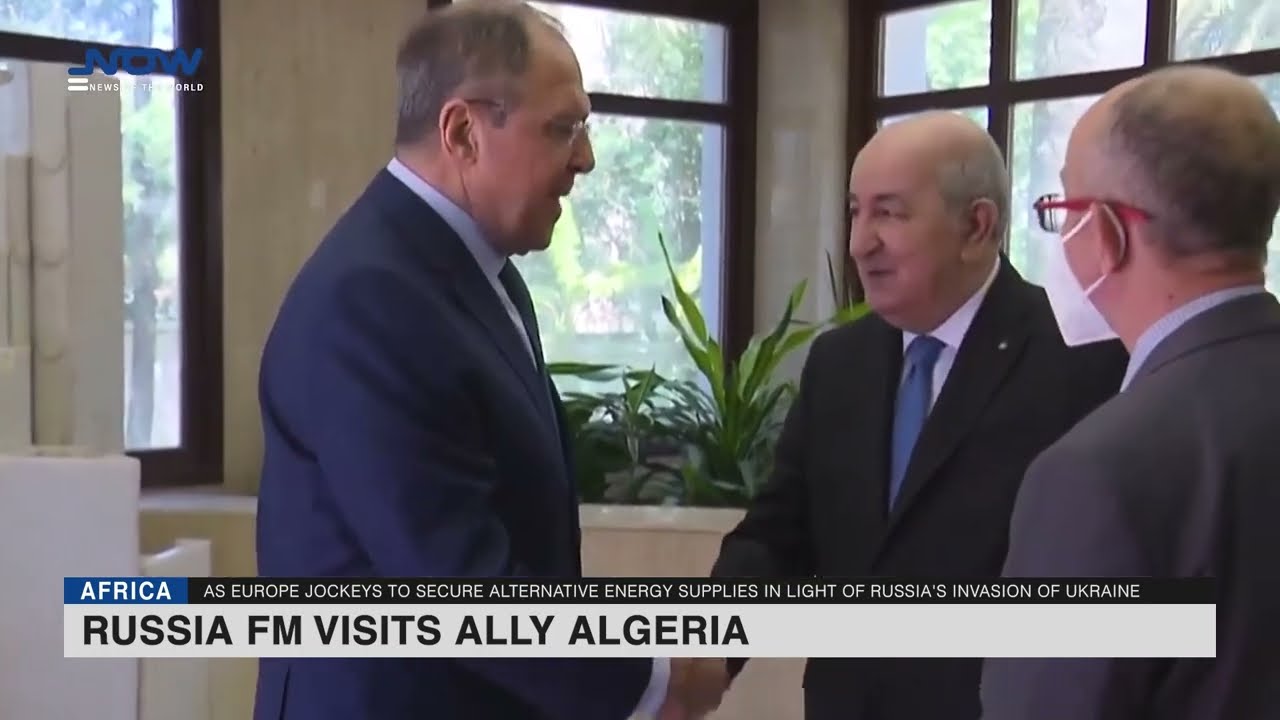Russia FM visits ally Algeria as EU seeks alternative gas