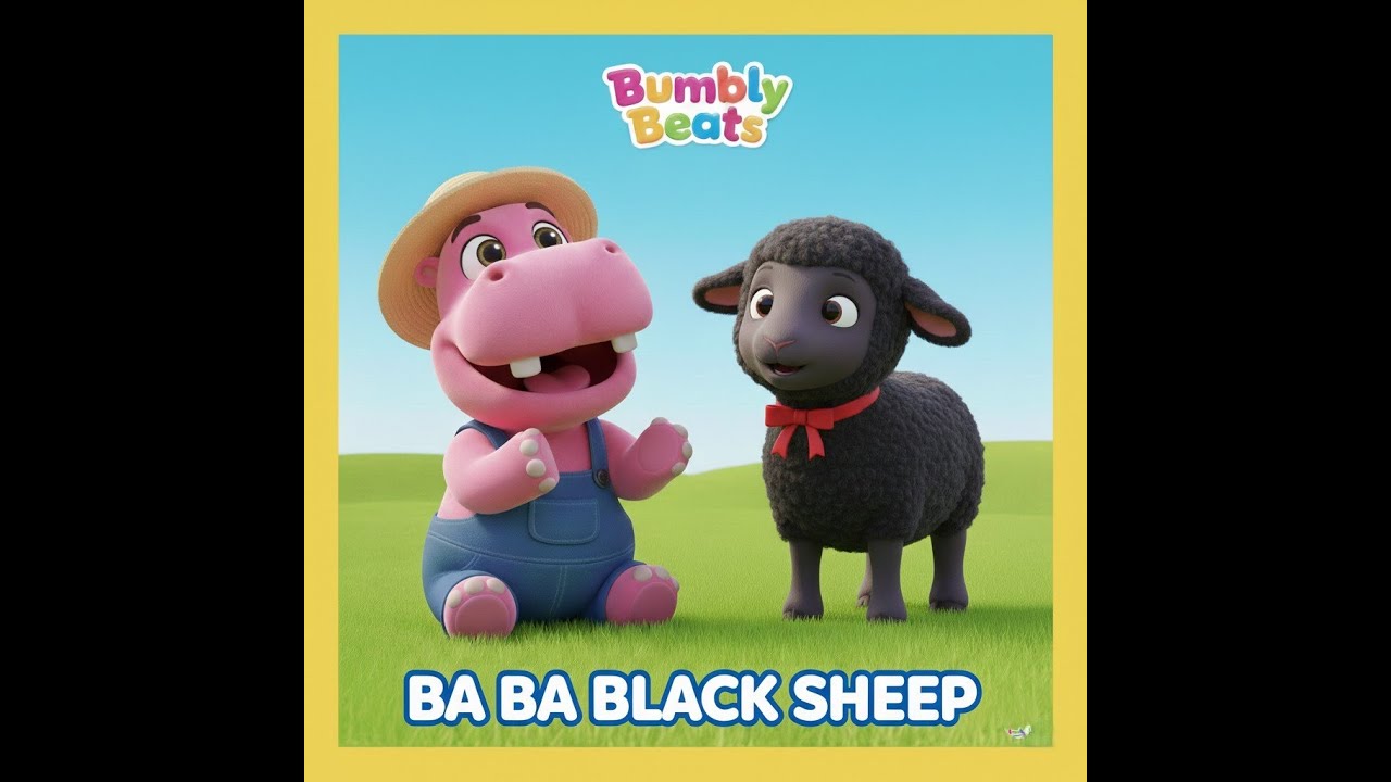 Baa Baa Black Sheep Song 🐑 Nursery Rhymes & Kids Songs | Bumbly Beats