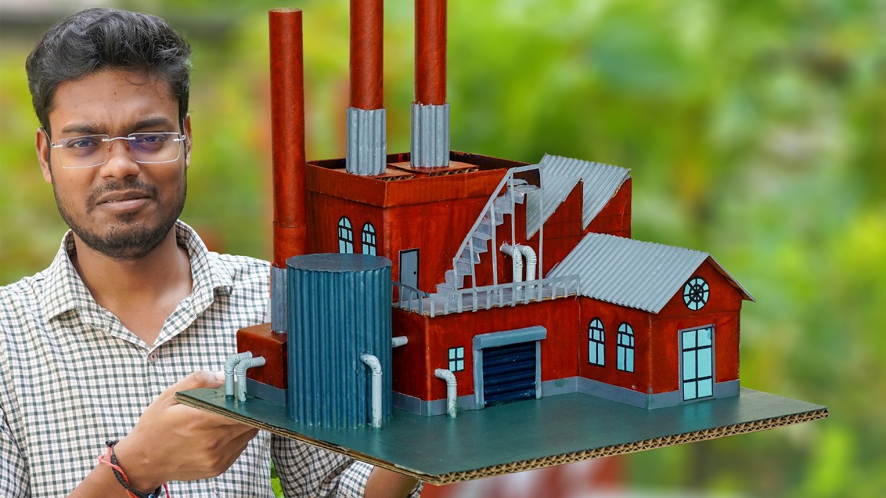 how to make a factory model for school project
