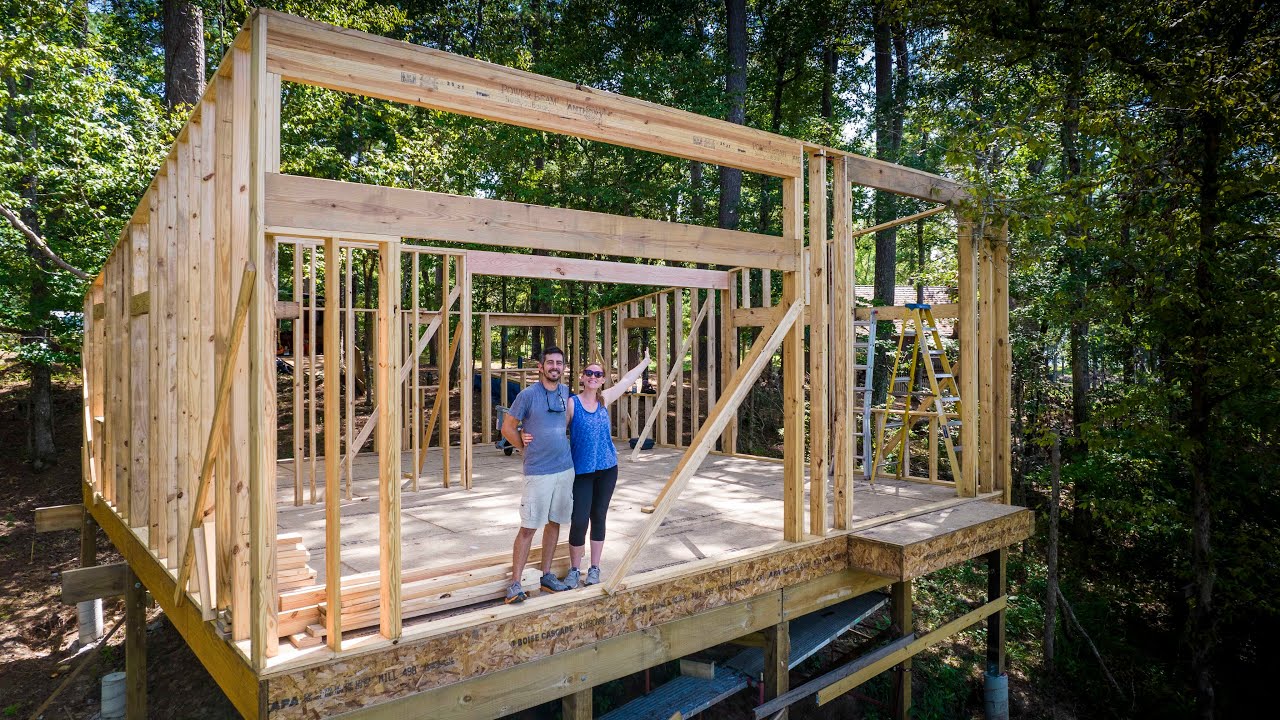 We Framed the Exterior Walls in 5 Days | Lake House Build Ep. 7