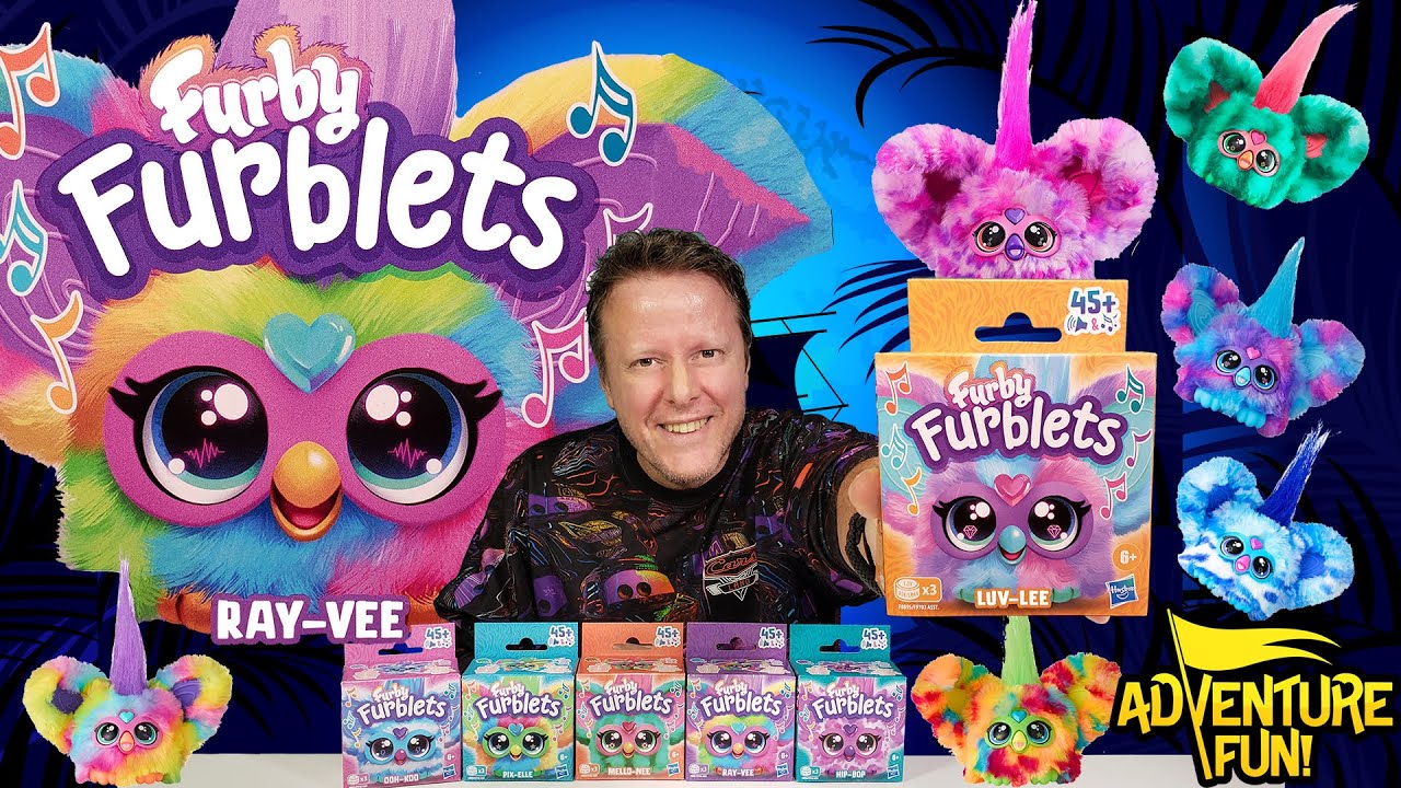 Обзор забавной приключенческой игрушки «6 мини-игрушек Furby Furblets: плюшевые, электронные, гов...