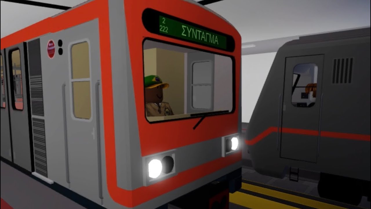 AWESOME AND REALISTIC ATHENS METRO GAME IN ROBLOX! Athens Metro ride from Larissa to Panepistimio