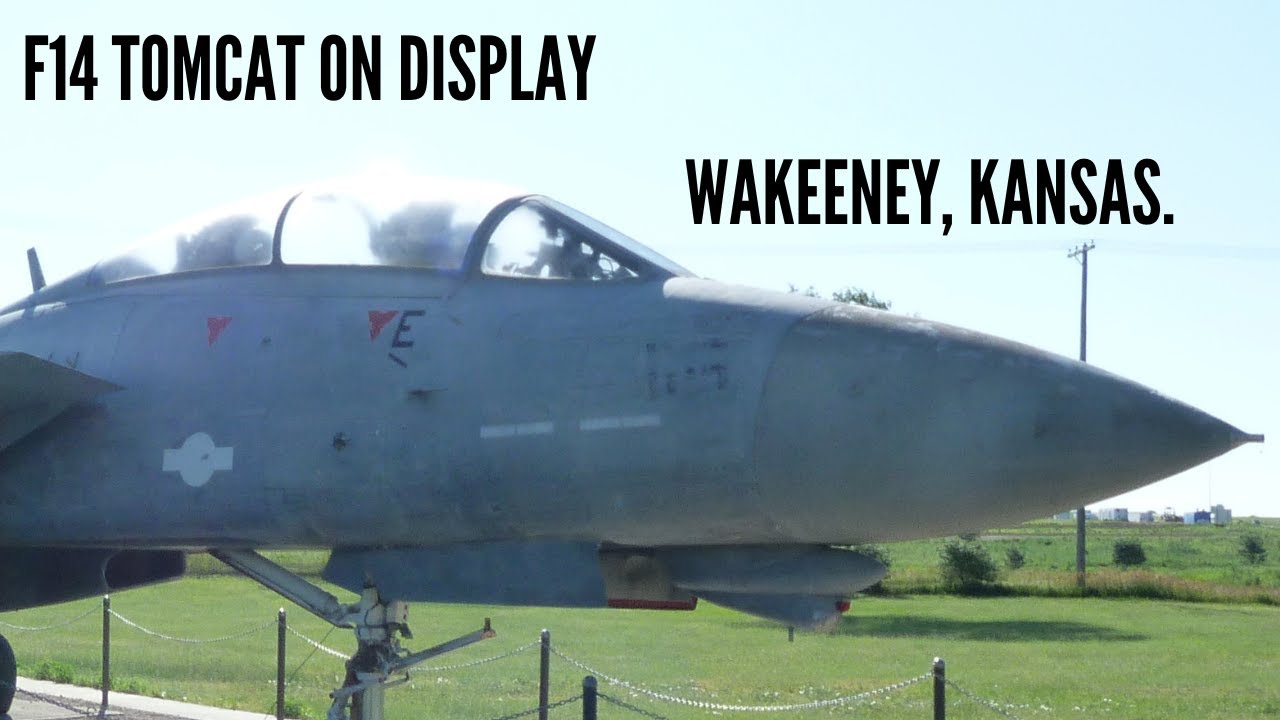 F14 Tomcat on display - WaKeeney, Kansas - 6/23/23.