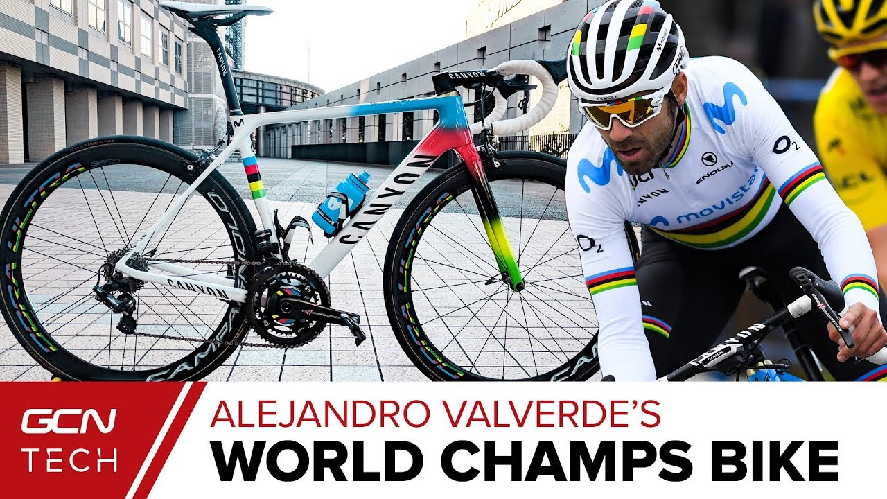 Alejandro Valverde's Canyon Ultimate CF SLX World Champion's Bike