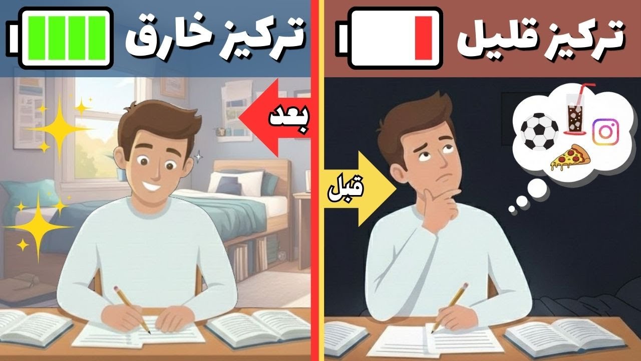 سر العباقرة في التخلص من التشتت وضمان التركيز العميق 🔥