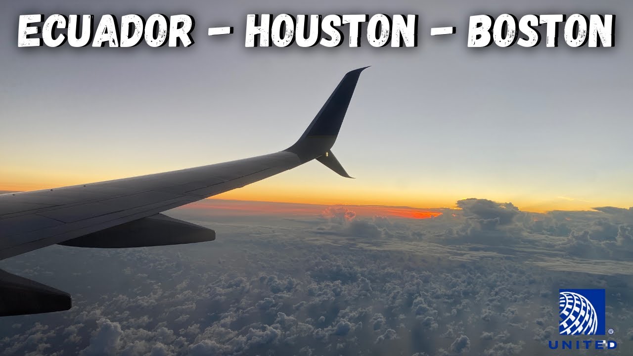 Flying United Airlines | Ecuador to Massachusetts | Travel Day
