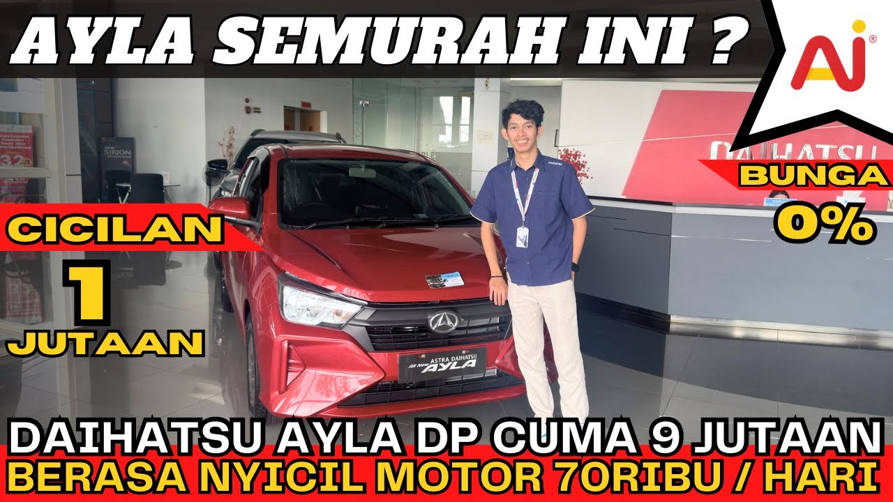 PANTES LAKU KERAS‼️ PROMO IIMS 2026 DAIHATSU AYLA 2026 TURUN HARGA, SEHARGA CICILAN MOTOR 1 JUTAAN‼️