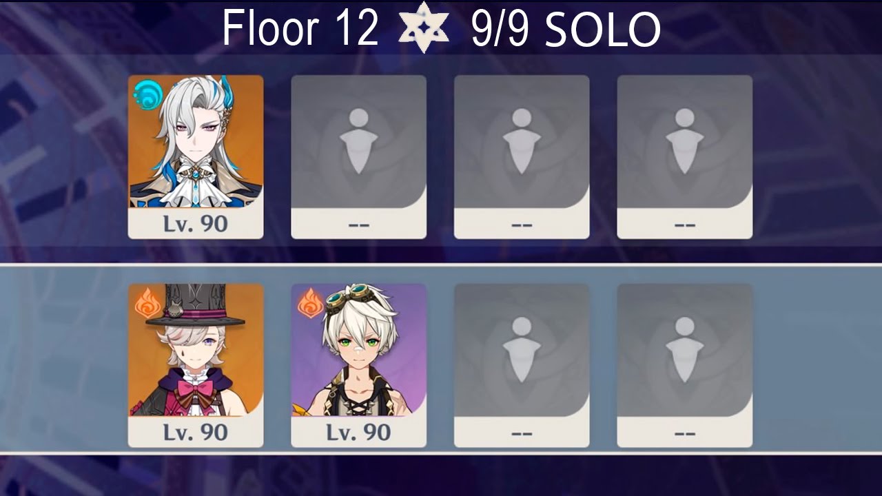 C0 Neuvillette SOLO & C0 Lyney + C6 Bennett DUO l Spiral Abyss 4.1 Floor 12 9 stars Genshin Impact