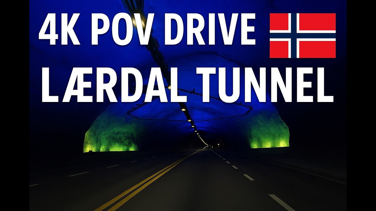 Inside Norway’s Epic Lærdal Tunnel 🚘✨ Full 4K POV Experience