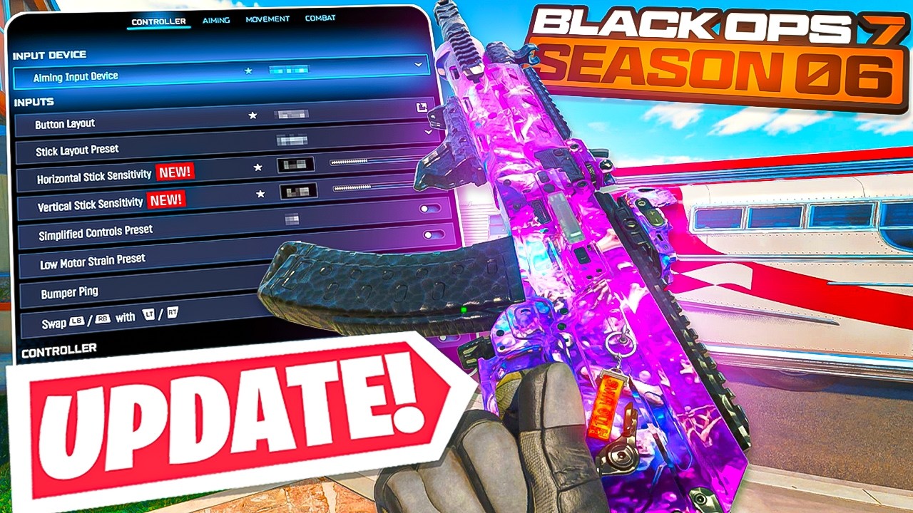 *NEW* #1 BEST SETTINGS TO USE in BLACK OPS 7 SEASON 6! (BO7 Best Controller Settings PS5/XBOX/PC)