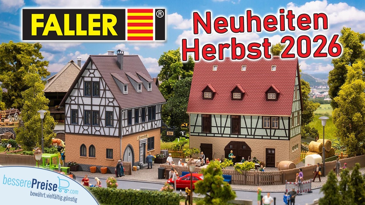 Faller Herbst Neuheiten 2026 | Spur H0, N, TT und Z