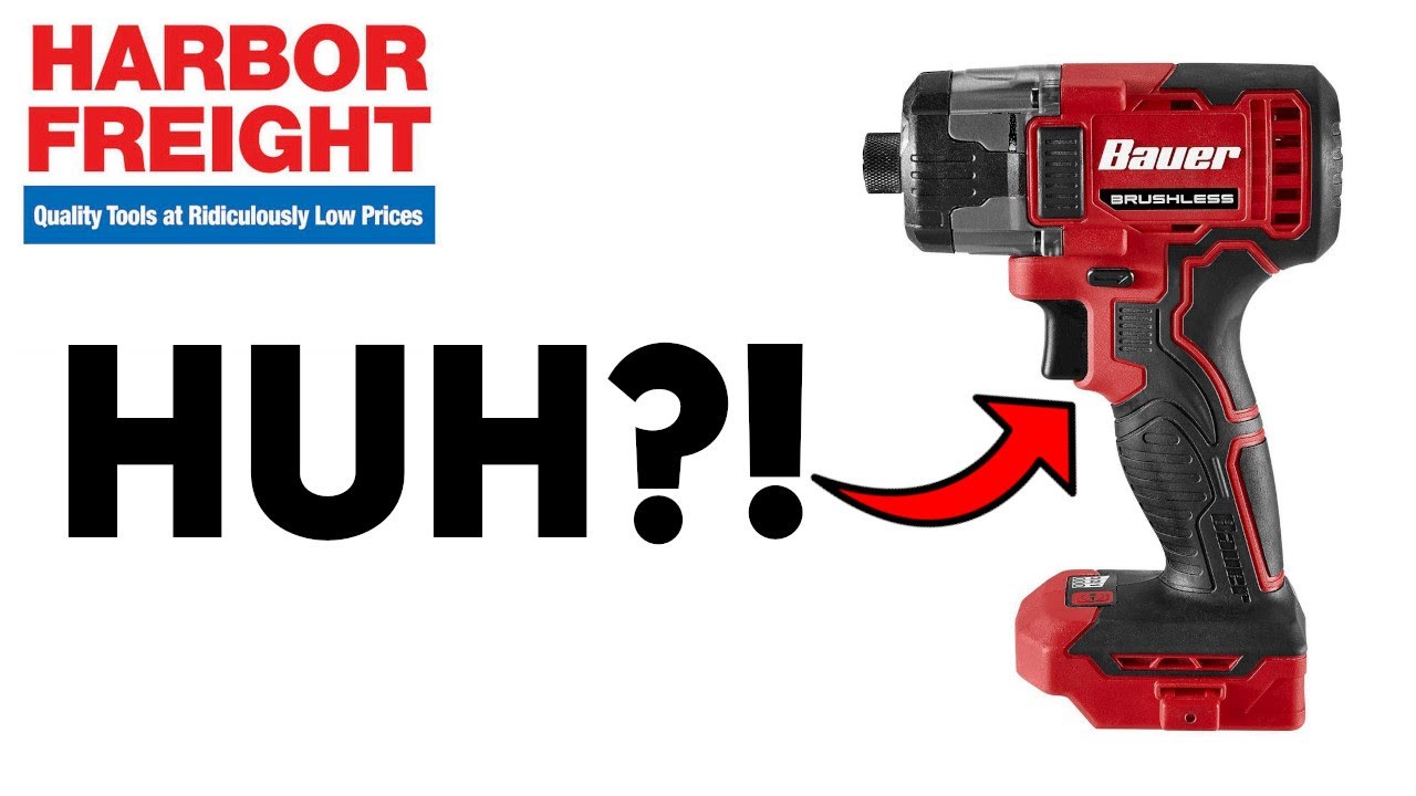 BEST impact driver for the money in 2025? Harbor Freight Bauer Brushless! 💥