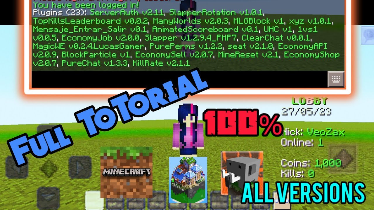 HOW TO CREATE A FREE MCPE SERVER LIKE A PRO WITHOUT WEBSITES-BLUELIGHT APK-[0.14.3 TO 0.15.10]