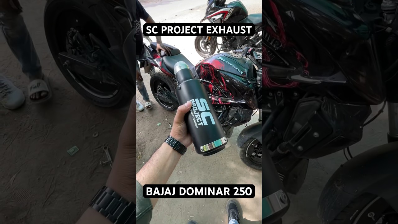 SC PROJECT EXHAUST | BAJAJ DOMINAR 250 | JODHPUR