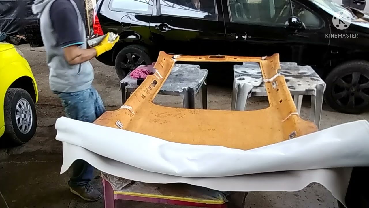 COMO TROCAR O TECIDO DO TETO DE CARRO