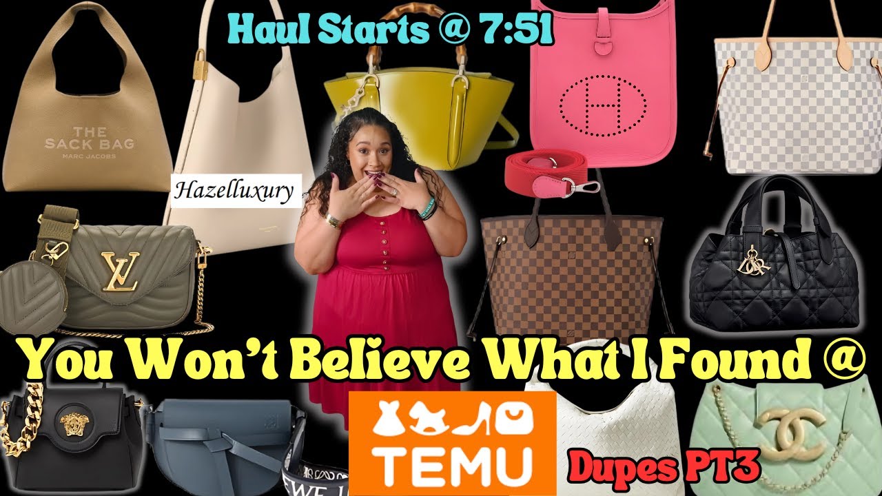 TEMU Haul 2024|Дизайнерская сумка Temu Dupes|Temu Dupes|FT Hazel Luxury|Temu Hidden Gems|Temu Dup...
