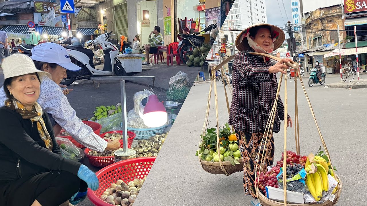 Gần 40 Năm Gánh Hàng Trái Cây | Chợ Đầm Nha Trang Lúc Tờ Mờ Đến Sáng |
