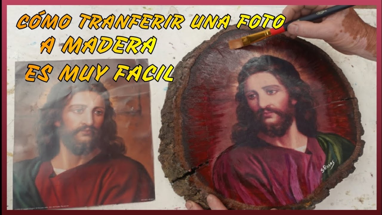 Cómo transferir una foto a madera con tu impresora casera y pegamento de carpintero