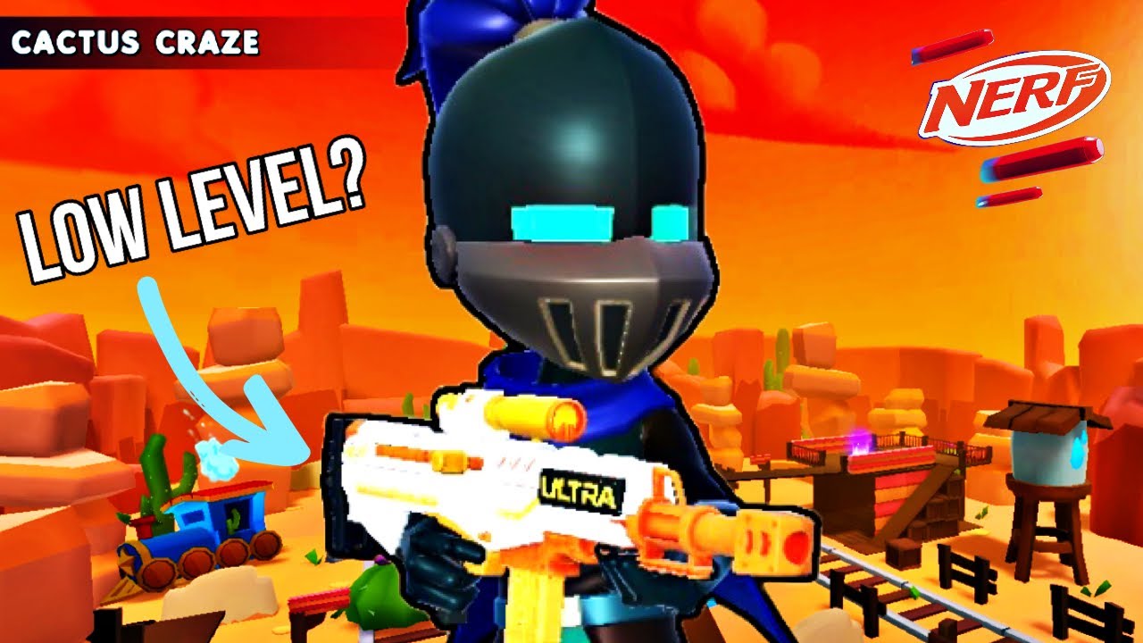 LEAST POWERFUL WEAPONS IN CACTUS CRAZE! (NERF Superblast)