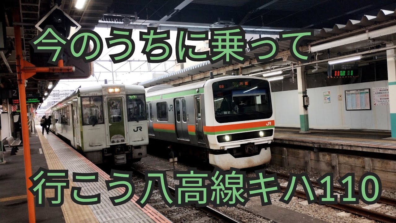 八高線で走るキハ110に乗ってみた