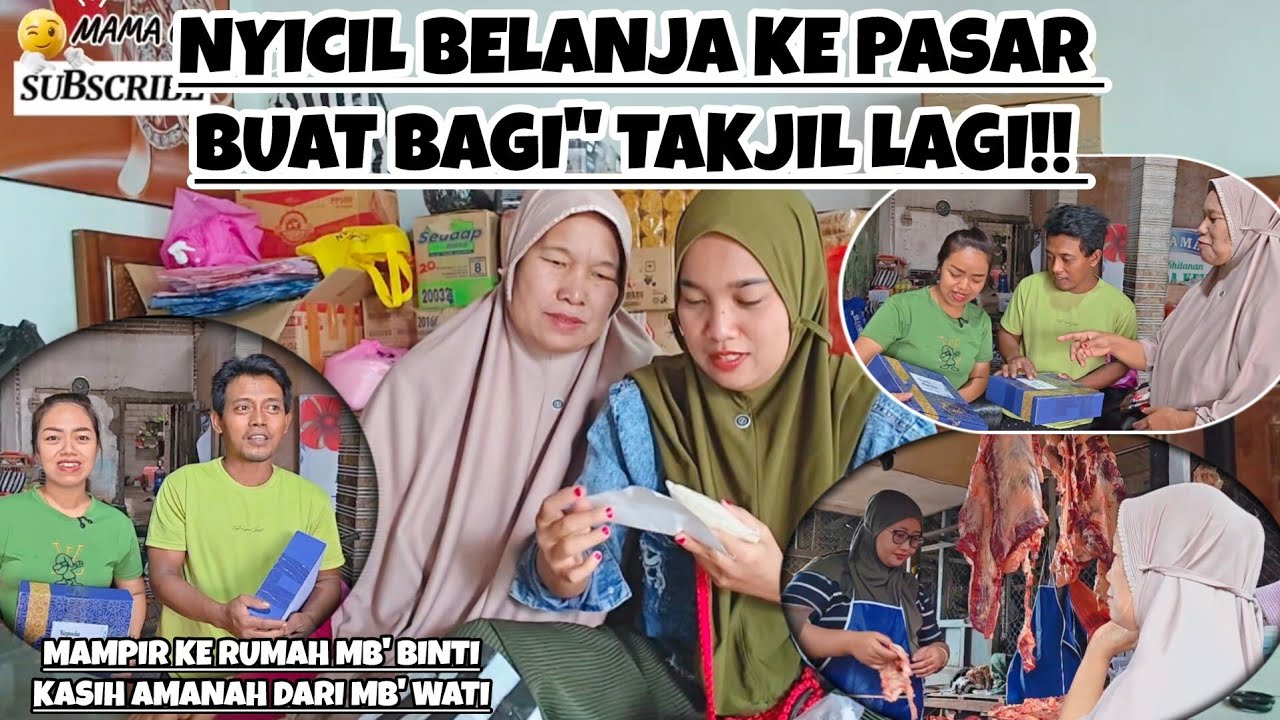 NYICIL BELANJA KE PASAR BUAT BAGI