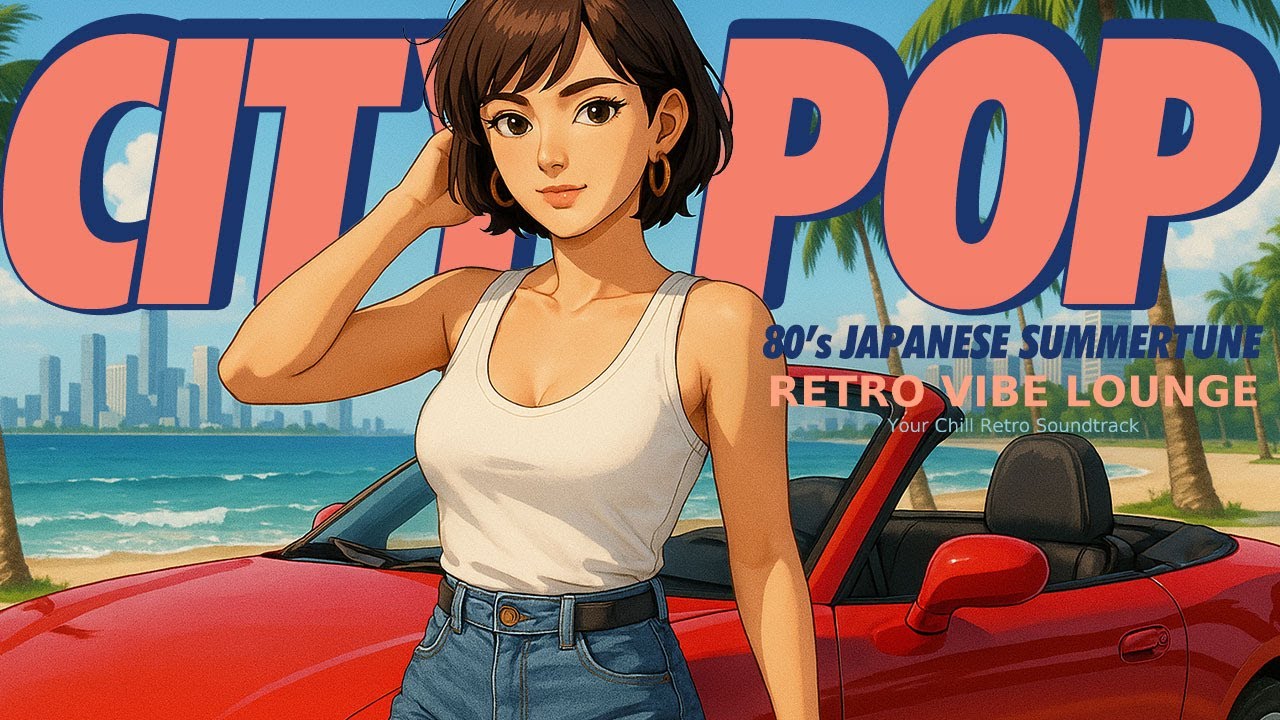 【80's Japanese City Pop】夏のドライブに合う爽やかでエモいシティポップplaylist