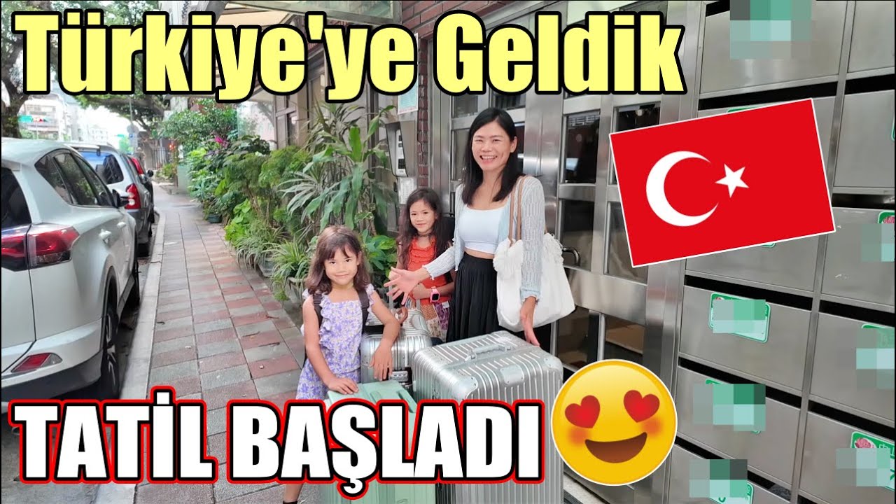 Tatil Başladı😍Tüm Aile Türkiye'ye GELDİK🇹🇷 【İstanbul Bölüm 1】