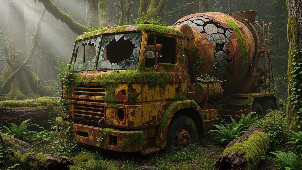 Restoring a Forgotten Cement Mixer Truck Abandoned in the Mountains for 12 Years The entire process