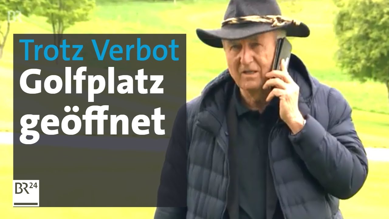 Der Golfplatz-Rebell: Betreiber pfeift auf Verbot | Abendschau | BR24